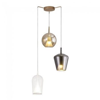 Lámpara colgante elsa mix (3 luces)