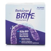 retainer brite cleaning