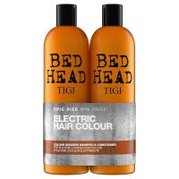 tigi bed head colour goddess oil infused shampoo and conditioner for coloured hair 2 x 750ml