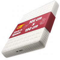 colchon viscoelastico confort 105 x 190 - altura 22 cm  alta densidad - nucleo hr 28kg - firmeza media