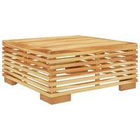 mesa de centro para jardin  mesa de exterior madera maciza teca 695x695x31 cm