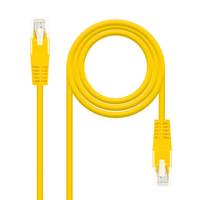 nanocable latiguillo categoria 6 utp 05m amarillo