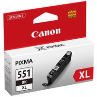 canon cli-551bkxl black original high capacity ink cartridge