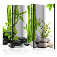 biombo - bamboos and stones ii 225x172 cm