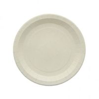 platos de carton cartulina 100 compostable 22o 400 unidades