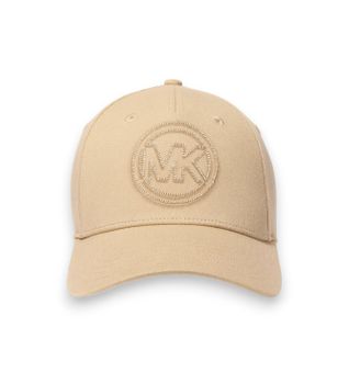 Michael Kors para hombre. CT6005I35Z Gorra de béisbol de algodón con logo beige (OSFA), Casual, Algodón Reciclado