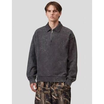Carhartt Jersey SUDADERA LAMBERT POLO SWEAT BLACK MOON WASH para hombre