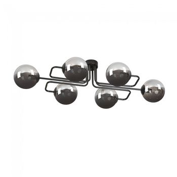 Plafón de techo vesta grafito (6 luces)