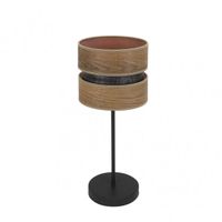 sobremesa de color negromadera oscura modelo colet fabrilamp