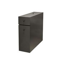 mueble de bano de madera calencia - 60 x 19 x 55 cm - gris antracita
