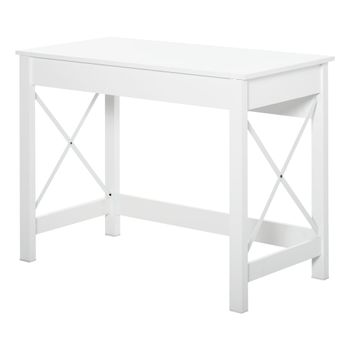 Mesa de escritorio 105x50x76 cm blanco