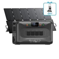 bluetti apex 300 y panel solar 500w power station 2764wh 4 salidas ca 3840w 7680w pico respaldo hogar y fuera de red