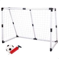 cb sports porteria de futbol para ninos 190x90x132 cm mini balon de futbol incluye hinchador manual juegos para ninos exterior juguete infantil nino a partir de 3 anos