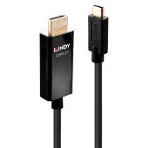 Lindy 43293 adaptador de cable de vÃdeo 3 m USB Tipo C HDMI tipo A (EstÃ¡ndar) Negro