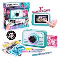 camara instantanea canal toys photo creator clk046 flash doble objetivo negro