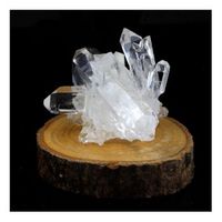 cuarzo biterminado  bario - piedra natural de francia mascos desandesses isere  3935 ct - certificado de autenticidad incluido  28 x 21 x 18 mm
