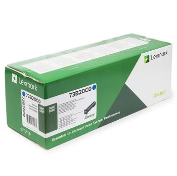 Lexmark 73B20C0 toner cian (original)