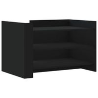 mesa de centromesa auxiliarmesita de centro madera de ingenieria negra 80x50x50 cm