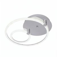 plafon 37w 3000k 4000k 6500k cromo alya 9x44x40cm 4995 lm regulable memoria y c remoto