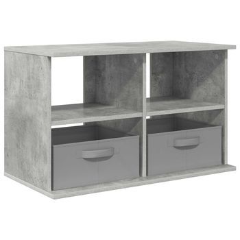 Soporte Para Tv | Mueble De Salón | Gabinete De Tv Con Cajón Gris Concreto 79 X 40 X 48 Cm