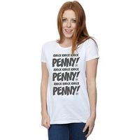 the big bang theory camiseta knock knock penny para mujer