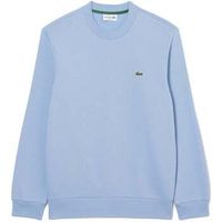 lacoste jersey fleece crew sweatshirt light blue para hombre