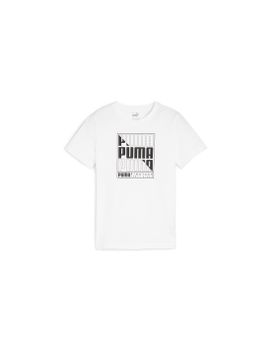 Camiseta Puma GRAPHICS Blanco Infantil