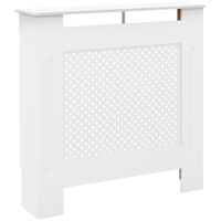 homcom cubre radiador cubierta de radiador mueble estante de pared para radiador diseno moderno mdf 78x19x82cm   aosom espana