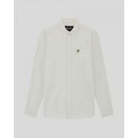 lyle  scott camisa manga larga lw2112v plain oxford-w870 cove para hombre