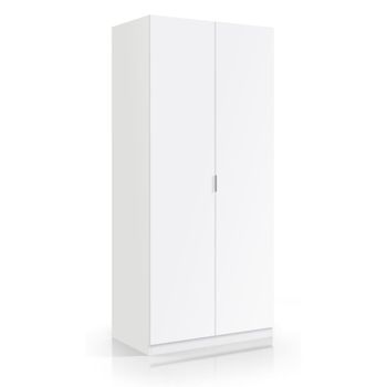 Armario aglomerado blanco 180x81,5x52cm