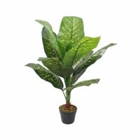 planta artificial de pothos en maceta h 90 cm