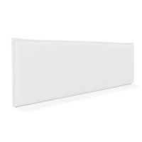 cabecero de lino natural liso con ribete 160x50cm camas 150160 - blanco