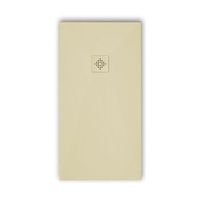 plato de ducha pizarra pure crema  70x80 cm rejilla color