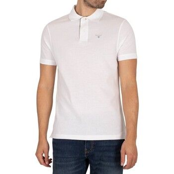 Barbour Polo Polo de piqué de tartán para hombre