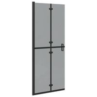 panel de ducha a ras de suelo negro 80 x 65 x 190 cm vidaxl