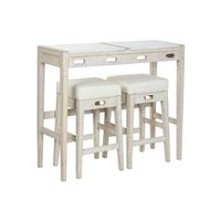 barra cocina set 3 mango 112x40x96 taburetes