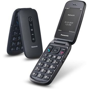 Panasonic KX-TU550EXB Teléfono Móvil Plegable para Personas Mayores 4G 2.8