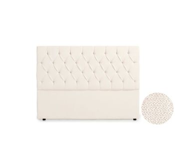 Cabecero tapizado capri acualine 210x120x12 cm - moonia