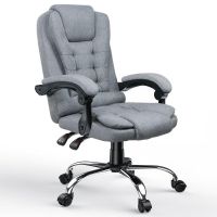 silla de oficina naspaluro ergonomica giratoria con reposabrazos gris oscuro