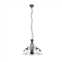 lampara de arana rustica 5 luces