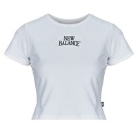 new balance camiseta linear heritage ringer tshirt para mujer