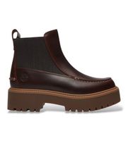 timberland para mujer tb0a5tgpeiw1 botines de piel chelsea stone street granate 375 w 1 a 3cm ninguno casual