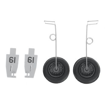 Piezas de repuesto para el avión RC Eachine F4U CORSAIR VMF-217 con envergadura de 500 mm: conjunto completo de tren de