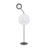 lampara de pie novara negroblanco 2 luces