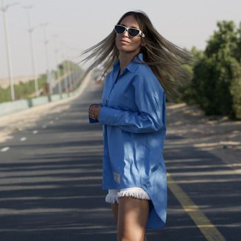THEAD. Camisa KYLIE OVERSIZE SHIRT para mujer