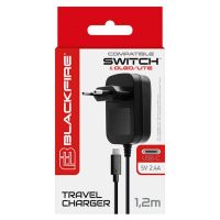 cargador ardistel blackfire adaptador ac usb-c 5v 24a para nintendo switch