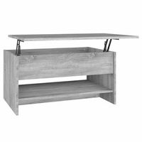 mesa de centrormesa auxiliarrmesita de centro madera contrachapada gris sonoma 80x50x40 cm