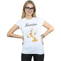 disney camiseta beauty and the beast be our guest para mujer