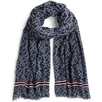 tommy hilfiger bufanda th monogram corp scarf para mujer