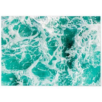 Panorama Dibond De Aluminio Océano 100 X 70 Cm | Impreso En Aluminio Dibond Blanco De Alta Calidad | Cuadros Paisajes| Cuadros Decoración Salón |